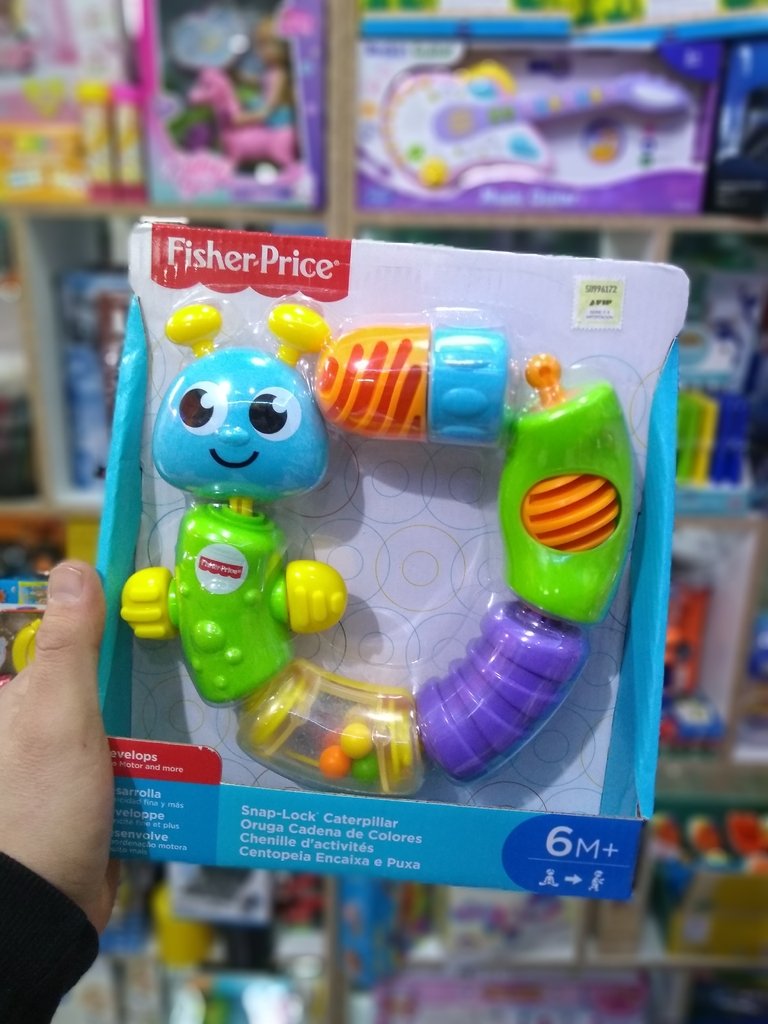 Oruga cadena de colores Fisher Price MaxiBelitos