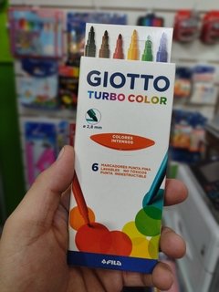Marcadores Giotto Turbo color x6 unidades