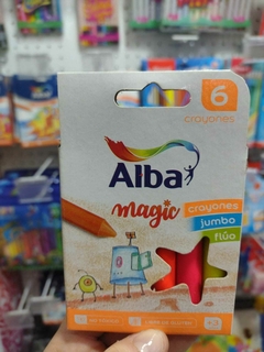 Crayones Alba Jumbo Magic Fluo