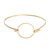 Bracelete Gold Rose de cobre revestida de ouro rose