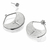 Rio de Janeiro earring, silver with rhodium plating