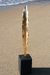 Espada de Sã Jorge metalizada com banho de ouro amarelo, peça única