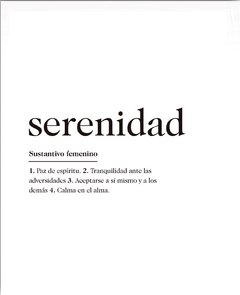 SERENIDAD en internet