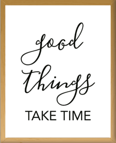 TAKE TIME