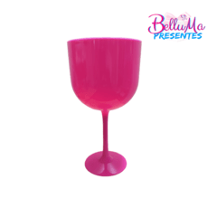Taça Gin Acrílica Rosa Pink 580ml