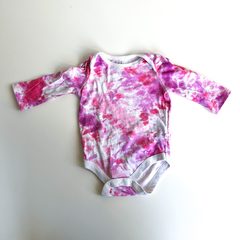 Body Manga Larga Brannans Favorites Niña Batik Rosa 6-12 M