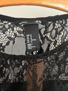 Remera manga larga embarazada H&M con encaje arriba talle M - comprar online