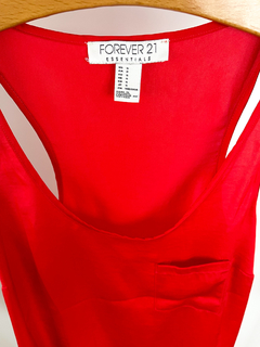 Musculosa Forever 21 roja talle S No Rapsodia Cher en internet