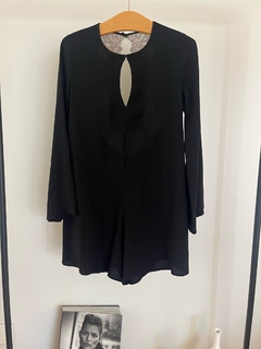 Mono mangas largas negro con encaje y espalda descubierta Bcbgmaxazria Talle XS en internet