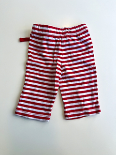 Calza Old Navy rayado rojo c blanco Talle 0-3 meses en internet