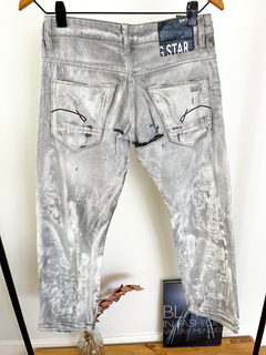 Jeans G-star Gris Estilo Con Roturas T. 29/30 - comprar online