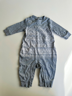 Body largo baby gap gris talle 3-6meses