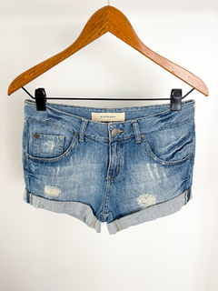 Short jean Rapsodia celeste dobladillo talle 42 No Jazmin Cher - comprar online