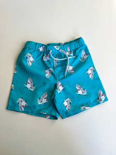 Malla turquesa estampado tiburones Old Navy Talle 18-24 meses - tienda online