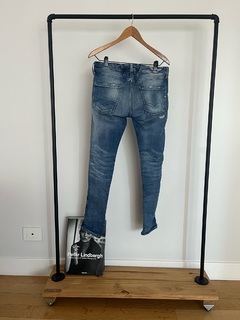 Jeans Replay Azul estilo roturas talle M - tienda online