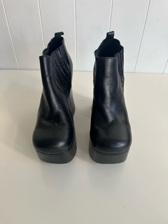 Zapatos botas negra Jeffre Y Campbell con detalle en los contado Talle 38 - FASHION MARKET BA