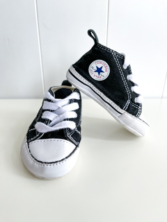 Zapatillas bebe converse talle 3us negro