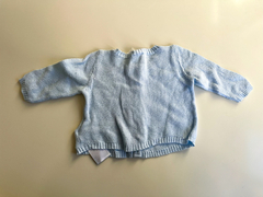 Sweater de bebe celeste Old Navy talle 0 meses recien nacido en internet