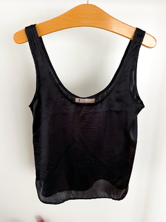 Musculosa Negra Justa Petra Poliéster Talle S No Jazmin Cher - comprar online