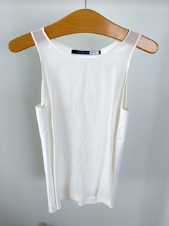 Musculosa Blanca Con Strass Max Mara Sportmax Code Talle Xs - FASHION MARKET BA