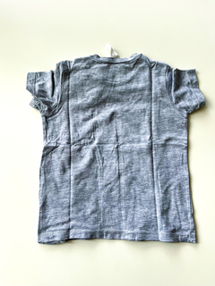 Remera manga corta gris lisa unisex HYM Talle 9/12 meses - comprar online