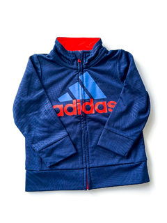 Conjunto Adidas niño azul con naranja talle 18meses