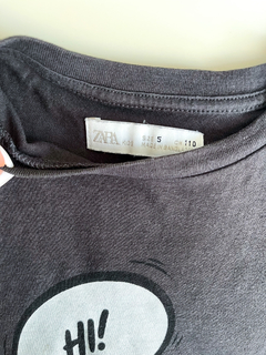 Remera Niños Gris Oscuro Zara Kids Talle 5 Años en internet