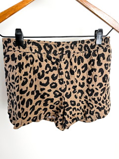 Short animal print marron Jazmin Chebar Talle 42/2 - FASHION MARKET BA