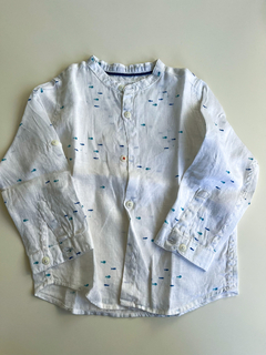 Camisa manga larga zara talle 2-3 años