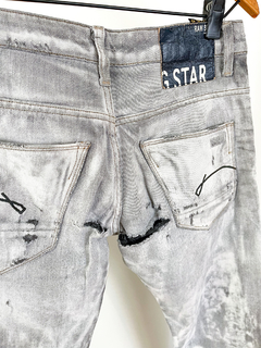 Jeans G-star Gris Estilo Con Roturas T. 29/30 en internet