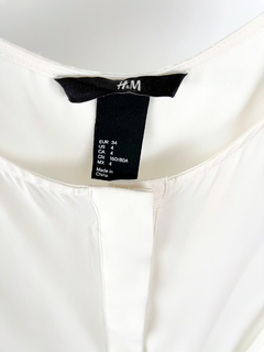 Blusa H&m Blanca Talle S No Jazmin Rapsodia Cher - FASHION MARKET BA