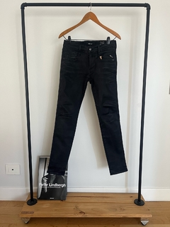 Jeans negro basico Replay Talle M