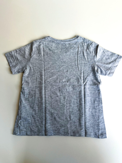 Remera Basica Gris Hym Talle 4-6 Años - comprar online