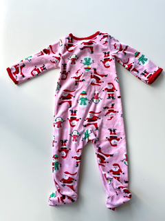 Entero Pijama Polar Navideño Niña Niño Rosa Carters 9 Meses - comprar online