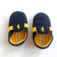 Panchas Polo Ralph Lauren Negras Niño Talle 3us