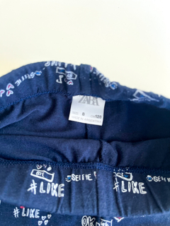 Calza azul oscuro Zara talle 8 - comprar online