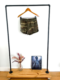 Short Tna Verde Camuflado Con Bolsillos Talle S No Rapsodia Cher