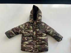 Campera puffer niño camufladaverde Zara talle 2-3 años