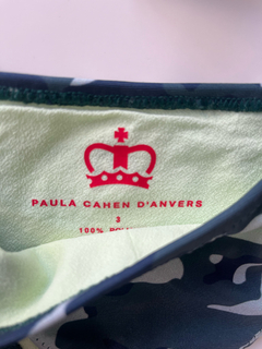 Bikini Paula Cahen danvers talle 3 camuflado verde en internet