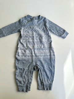 Body largo baby gap gris talle 3-6meses - comprar online