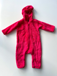 Entero Para Bebés Minimimo Niña Fucsia Con Osito Talle M