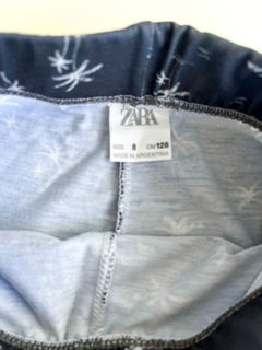 Calza gris oscuro estampado palmeras Zara talle 8 años - comprar online