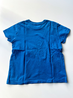 Remera manga corta Zara Kids azul francia talle 5 en internet