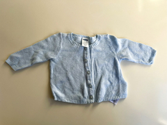 Sweater de bebe celeste Old Navy talle 0 meses recien nacido