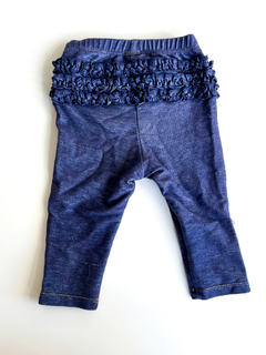 Calza Old Navy Azul Con Volados Atrás Niña 6-12 Meses - comprar online