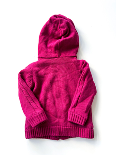 Campera Hublot Rosa Oscuro Con Corderito Niña 12 Meses - comprar online