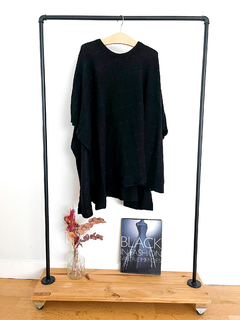 Poncho Oklan Negro Talle U