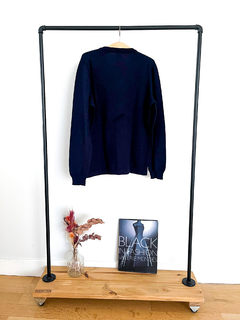 Sweater Hombre Boss Orange azul oscuro con tres botones talle XL - tienda online