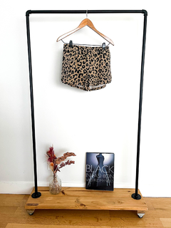 Short animal print marron Jazmin Chebar Talle 42/2 - comprar online