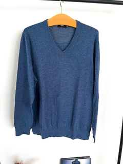 Sweater Hombre Hugo Boss Azul Claro muy calentito Talle XL - comprar online